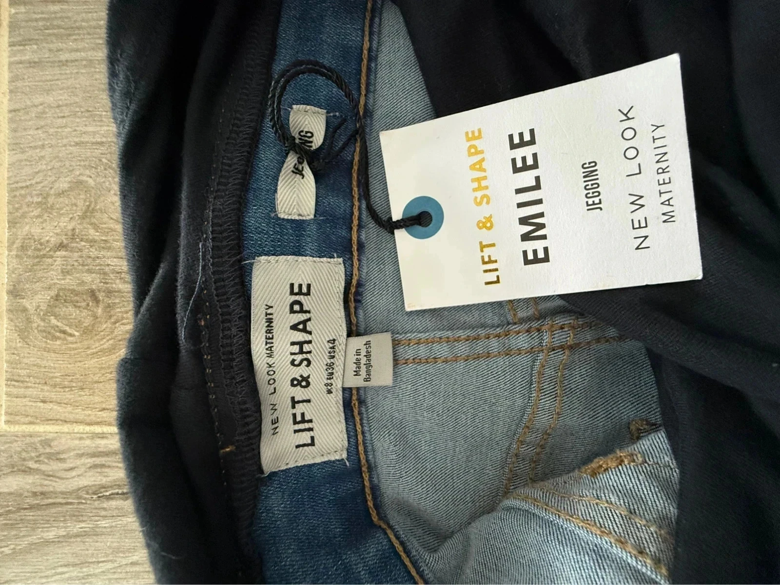 Neuf joli jegging de grossesse new look T36/S neuf bleu jeans – photo 4
